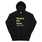 That's  On God Unisex Hoodie