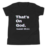 That's On God Youth Short Sleeve Shirt